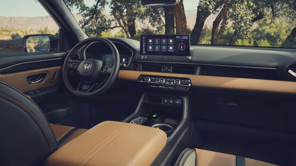 2026 Honda Passport TrailSport Interior Front Dash View Blog