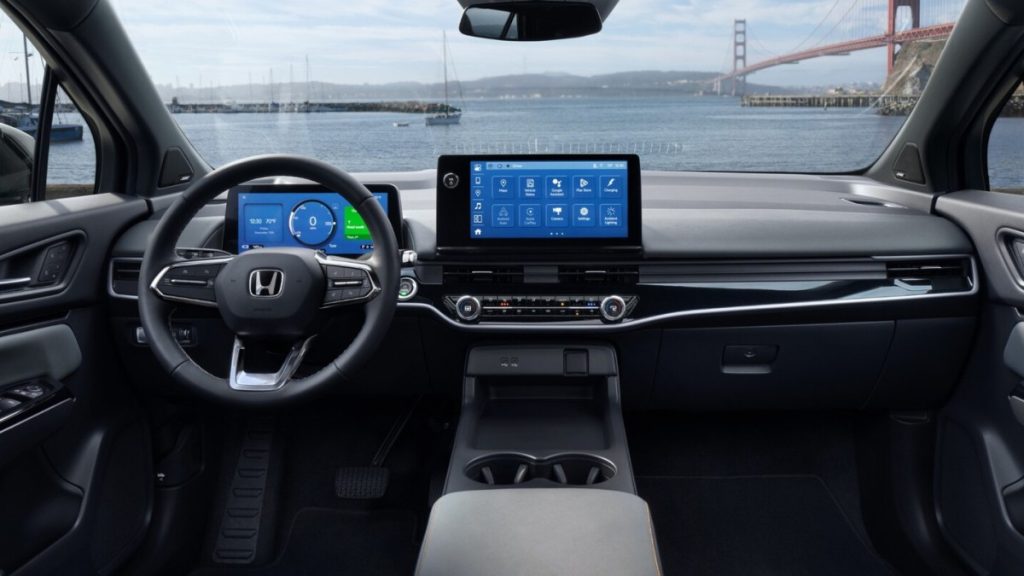 2025 Honda Prologue Elite shown with Gray Leather.