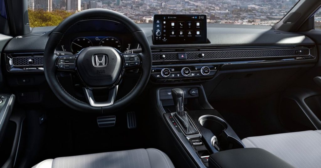 2026 Honda Civic Sedan Front dash Tech view