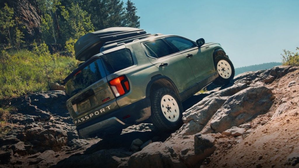 2026 Honda Passport Driving off road