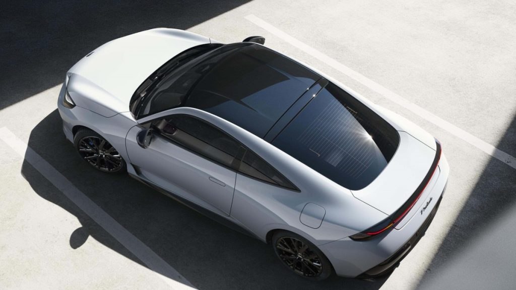 White 2026 Honda Prelude Hybrid top view parked