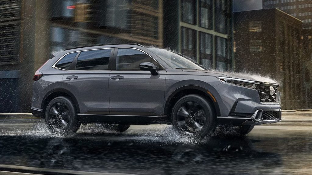 Sport Touring Hybrid with AWD shown in Urban Gray Pearl.* Real Time AWD™ standard on TrailSport Hybrid, Sport Touring Hybrid and available on all other trims.