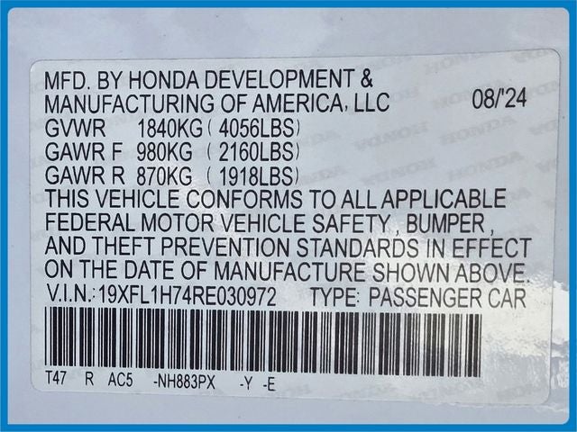 2024 Honda Civic EX-L