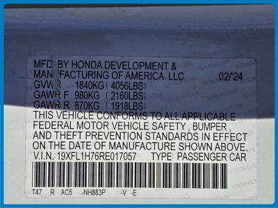 2024 Honda Civic EX-L