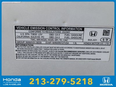 2022 Honda Civic EX-L