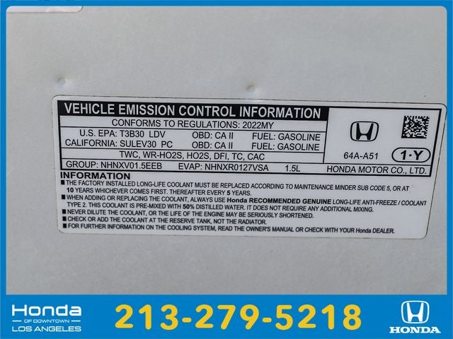2022 Honda Civic EX-L