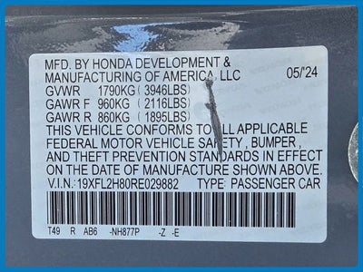 2024 Honda Civic Sport