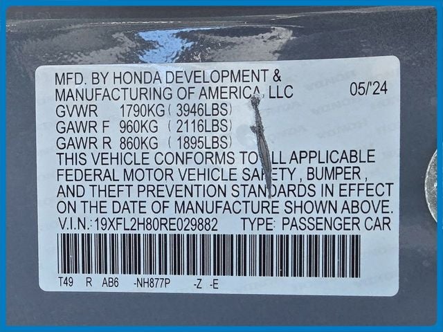 2024 Honda Civic Sport