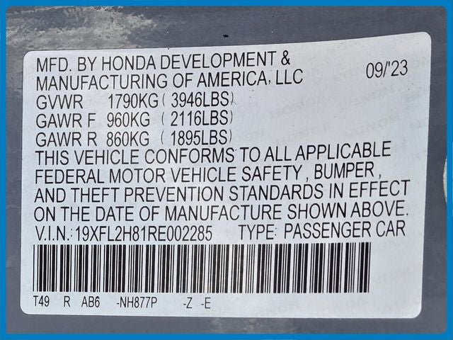 2024 Honda Civic Sport