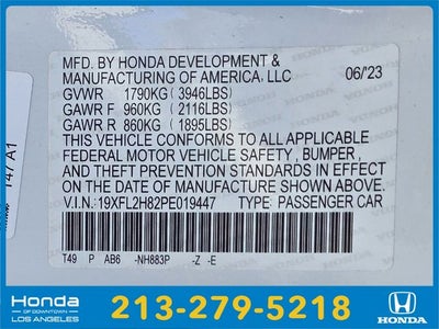2023 Honda Civic Sport
