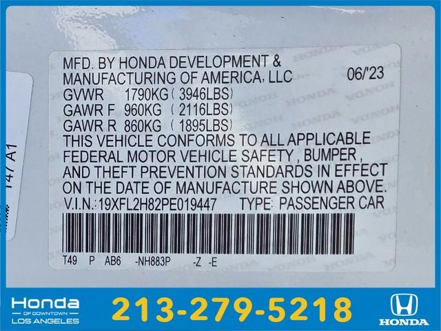 2023 Honda Civic Sport