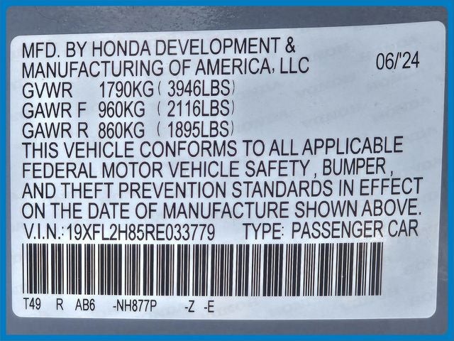 2024 Honda Civic Sport