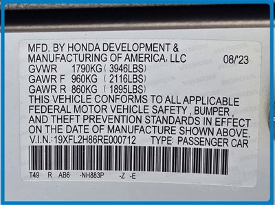 2024 Honda Civic Sport