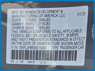 2025 Honda Civic Sport