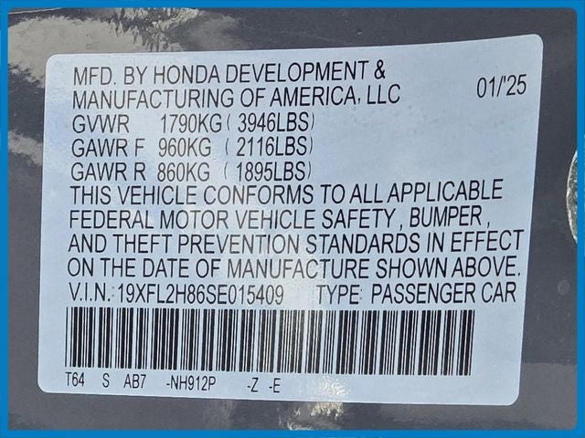 2025 Honda Civic Sport