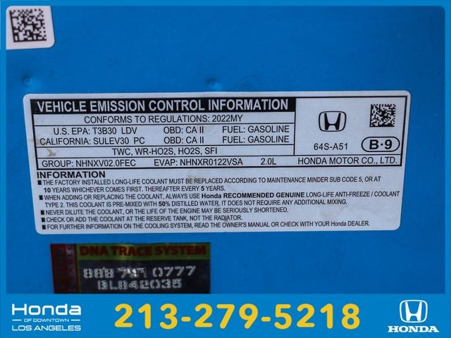 2022 Honda Civic Sport