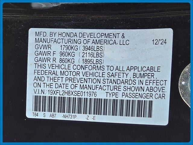 2025 Honda Civic Sport