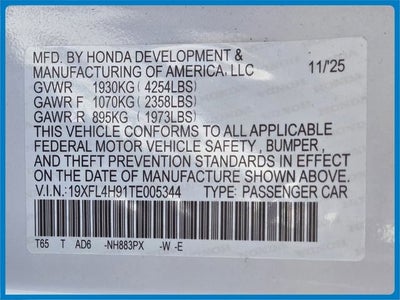 2026 Honda Civic Hybrid Sport Touring