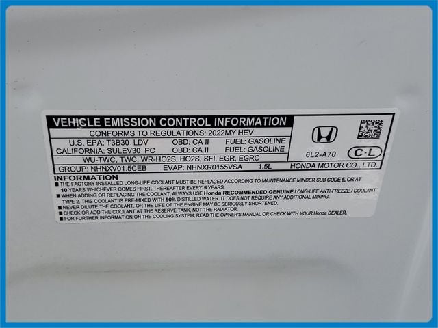 2022 Honda Insight EX