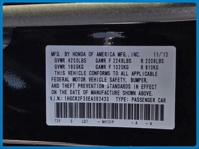 2014 Honda Accord LX