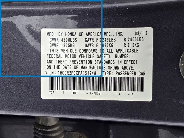 2015 Honda Accord LX