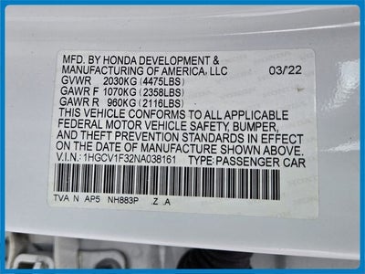 2022 Honda Accord Sport