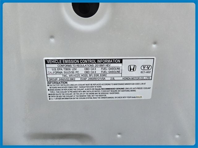 2018 Honda Accord Hybrid EX-L