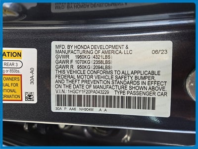 2023 Honda Accord LX