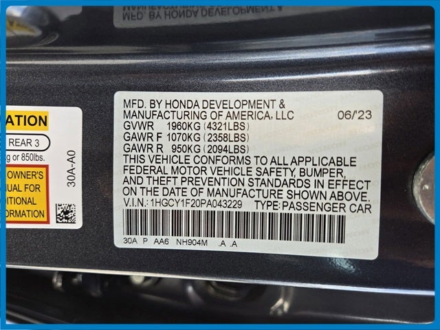 2023 Honda Accord LX