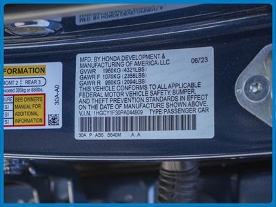 2023 Honda Accord EX