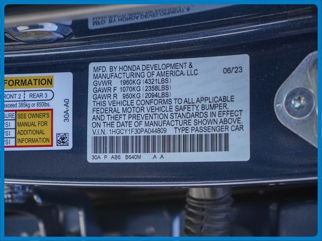 2023 Honda Accord EX