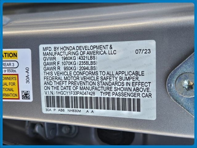 2023 Honda Accord EX