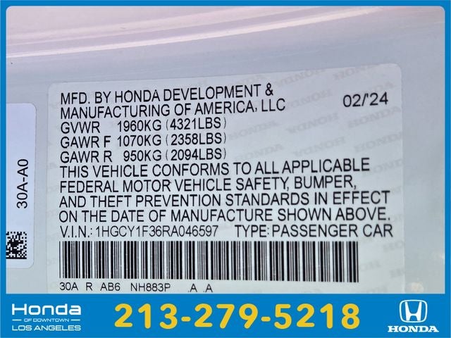 2024 Honda Accord EX