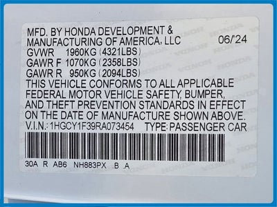 2024 Honda Accord EX