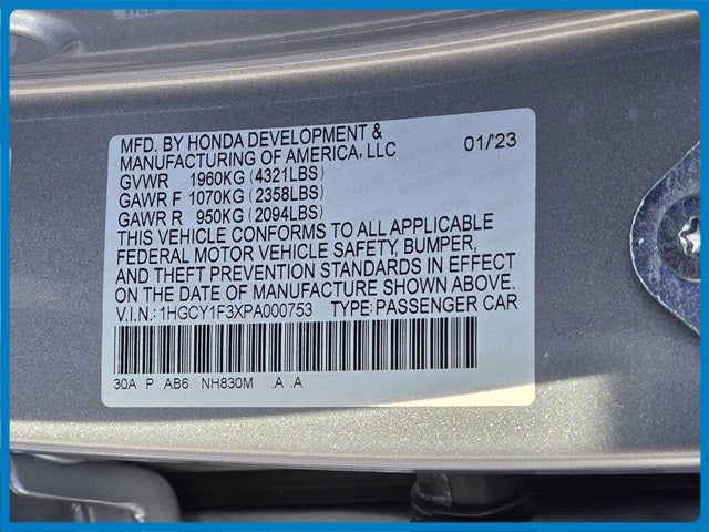 2023 Honda Accord EX