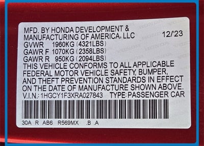 2024 Honda Accord EX