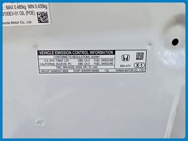 2025 Honda Accord SE