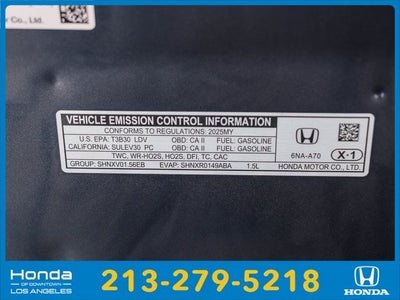 2025 Honda Accord SE