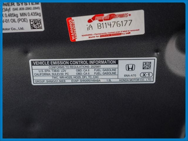 2025 Honda Accord SE