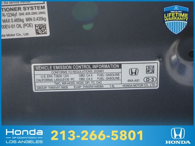 2026 Honda Accord SE