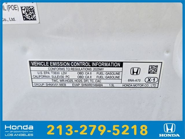 2025 Honda Accord SE