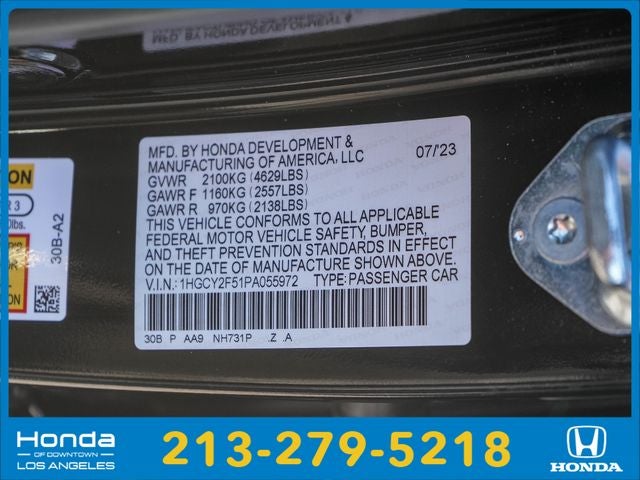 2023 Honda Accord Hybrid Sport