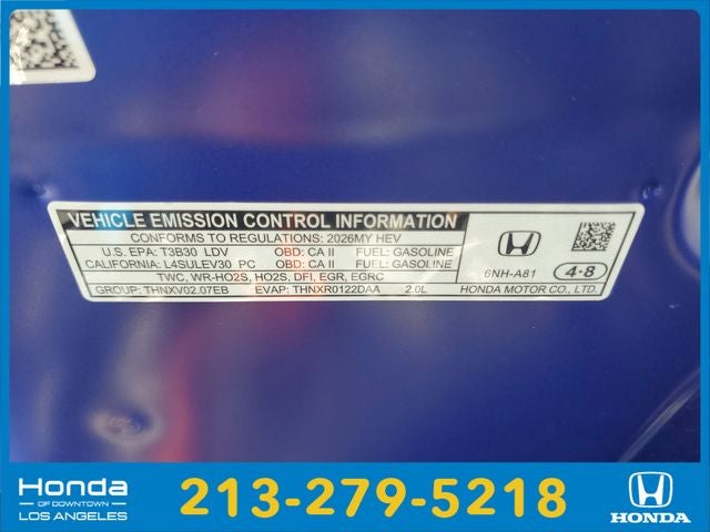 2026 Honda Accord Hybrid Sport
