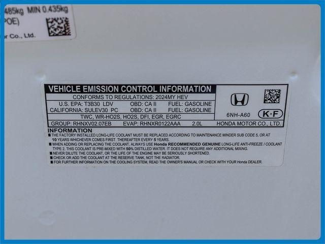 2024 Honda Accord Hybrid Sport