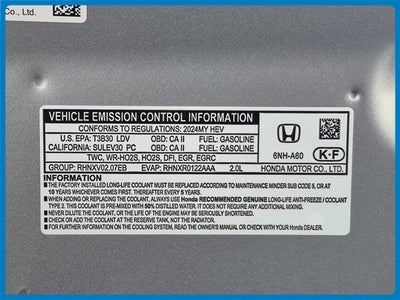 2024 Honda Accord Hybrid Sport