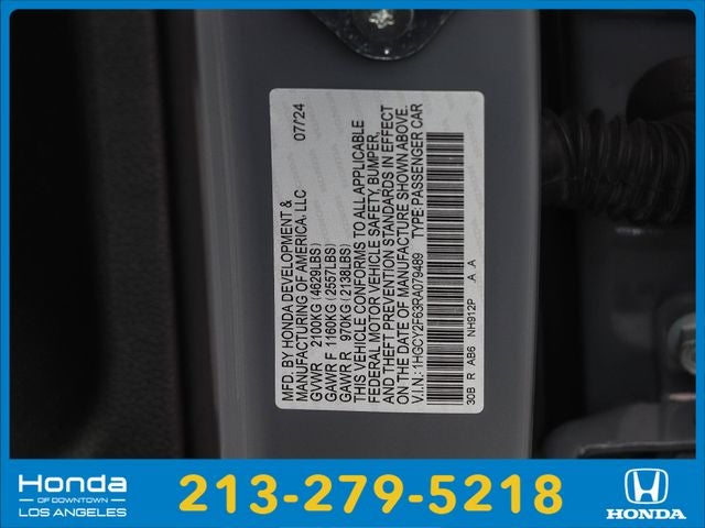 2024 Honda Accord Hybrid EX-L