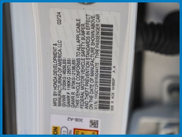 2024 Honda Accord Hybrid Touring