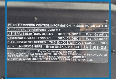 2022 Nissan Altima 2.5 SR