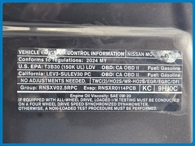 2024 Nissan Altima 2.5 SV