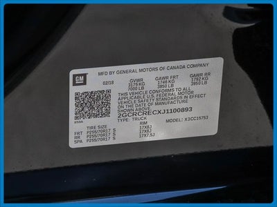 2018 Chevrolet Silverado 1500 LT LT1